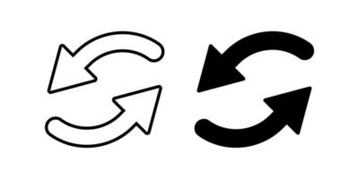 Reverse icon set. for mobile concept and web design. illustration vector