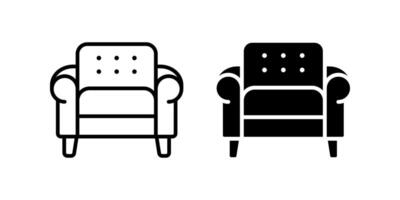 Sofa icon. for mobile concept and web design. illustration vector