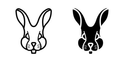 Rabbit icon. for mobile concept and web design. illustration vector