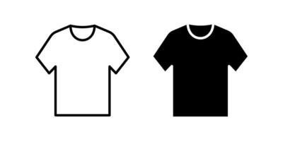 Shirt icon set. for mobile concept and web design. illustration vector