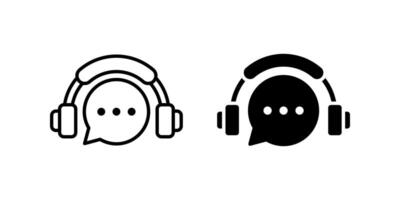 Customer service icon set.support sign. for mobile concept and web design. illustration on white background vector