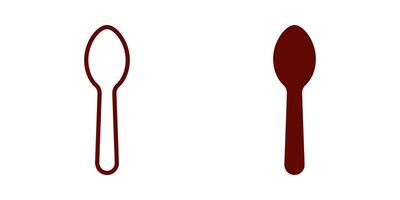 Spoon icon. for mobile concept and web design. illustration vector