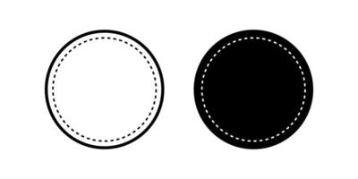 Round icon set. for mobile concept and web design. illustration vector
