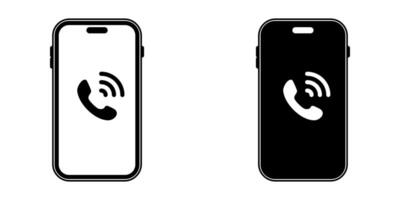 Mobile phone icon set.for mobile concept and web design. illustration vector