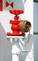 Red fire hydrant photo