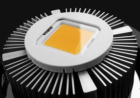 LED light with radiator photo