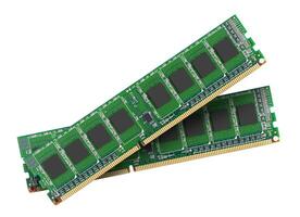 DDR RAM memory module photo