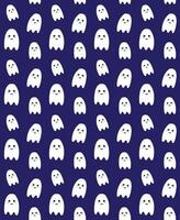 Seamless pattern of hand drawn doodle sketch ghosts vector
