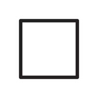 A square black and white picture of a square vector