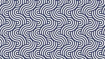 Geometrics wave blue pattern design vector