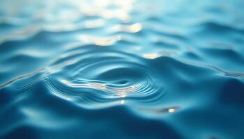 Water Surface Ripple Effect photo