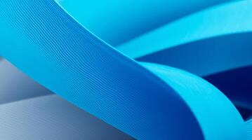 Abstract logo created from macro ribbon detail with symmetry, minimal lines, and clear design language. photo