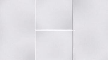Close-up of a matte ceramic tile with geometric gray pattern, using soft lighting to enhance the tile's material character and contemporary design. photo
