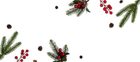 Christmas tree banner background photo