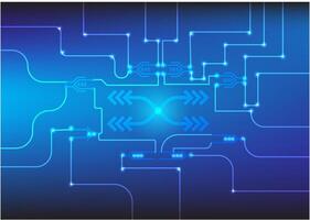 Hi-Tech Digital Background vector