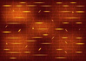 red radar screen loop abstract background with technology vector