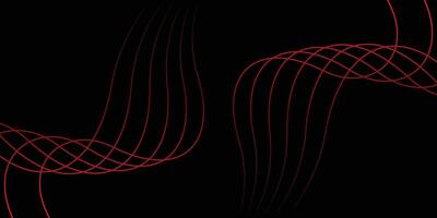 Background With Wavy Line Design Color Red vector