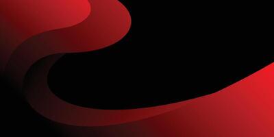 Red Wave Abstract Background With Modern vector