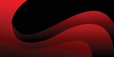 Red Wave Abstract Background With Modern Design vector