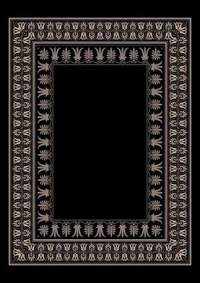 Rectangular Gold Vertical European ornament frame. A4 format. European gold pattern frame, ornament, border of Greece, ancient Rome, Byzantine. For Diploma, certificate, embroidery, sandblasting, lase