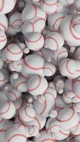 Vertical Transition of a Group of Baseballs in Different Sizes video