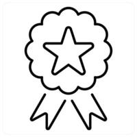Identity icon concept in black line color vector