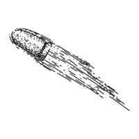 ammunition bullet flying sketch hand item vector
