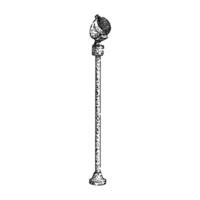 sound microphone sketch hand drawn item vector