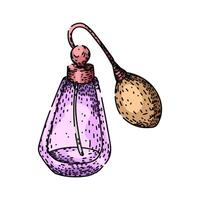 fragrance perfume automizer sketch drawn item vector
