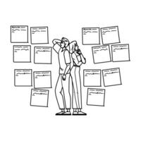 user empathy map website people vector