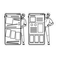 interface empirical design website people vector