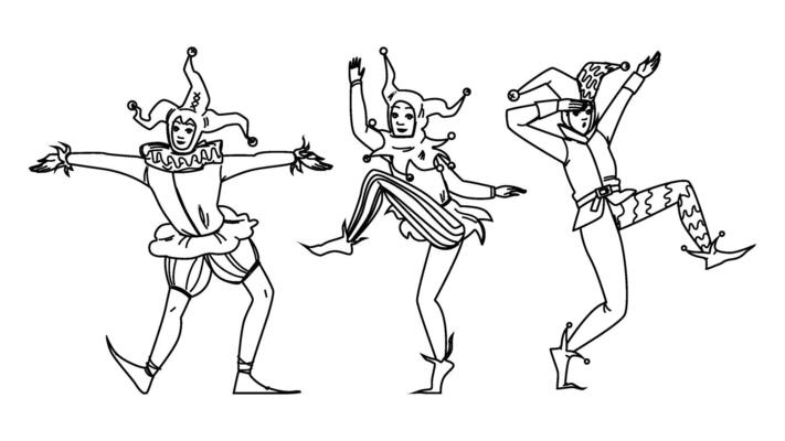 character jester medieval people
