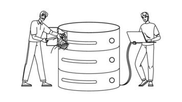 schema setting up database people vector