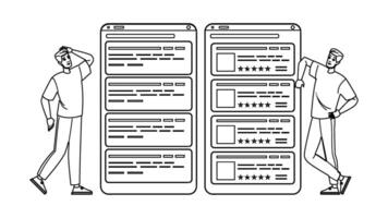 snippets structured data markup people vector
