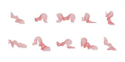 Dynamic Abstract Element Illustration vector