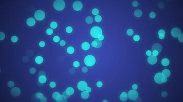 Blue Bokeh Lights Background Loop Motion video