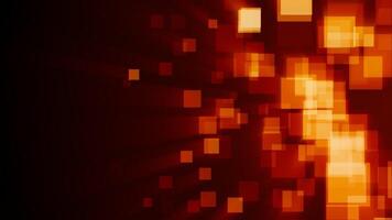Red Squares Tech Animation Loop Motion Background video