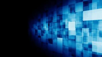 Blue Squares Tech Animation Loop video