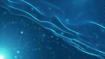 Blue Wavy Heaven Looped Animation video