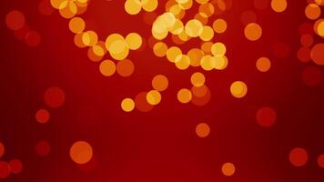 Bokeh Light Particles Defocused Warm Background Loop video