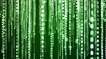 Matrix Falling Number Digits Motion Animation video