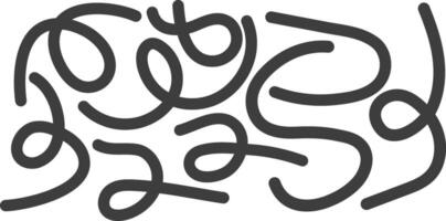 black and white line abstract doodle seamless pattern. Fun black and white line abstract doodle seamless pattern vector