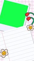 4K animation motion journaling with paper cutouts and photo space designed like a scrapbook page ideal for creative projects memory keeping or digital storytelling video