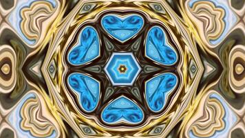 Vibrant abstract visuals from 4K motion kaleidoscope animation with hypnotizing mesmerizing patterns ideal for backgrounds art textures and digital design video
