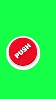 4K 3D animation of a push button with a green screen background, perfect for technology, user interfaces, app design, interactive media, and digital projects requiring high quality visual video