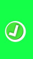 4K 3D animation of a checklist button with a green screen background, ideal for apps, task managers, productivity tools, and digital confirmation visuals video