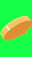 4K 3D animation of bubble chat icons glossy candy colors green screen background ideal for vibrant modern communication visuals and creative tech inspired digital design video