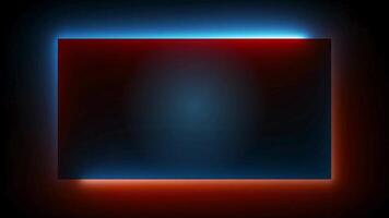 A square with red and blue lights on it video