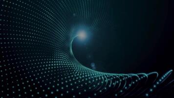Abstract background with dots and lines video