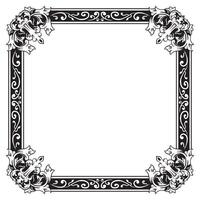 Ornamental Frames Geometric Outlines Decorative Ornamental Lines vector